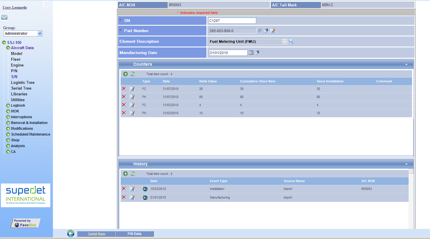 AC Configuration and Failure Events