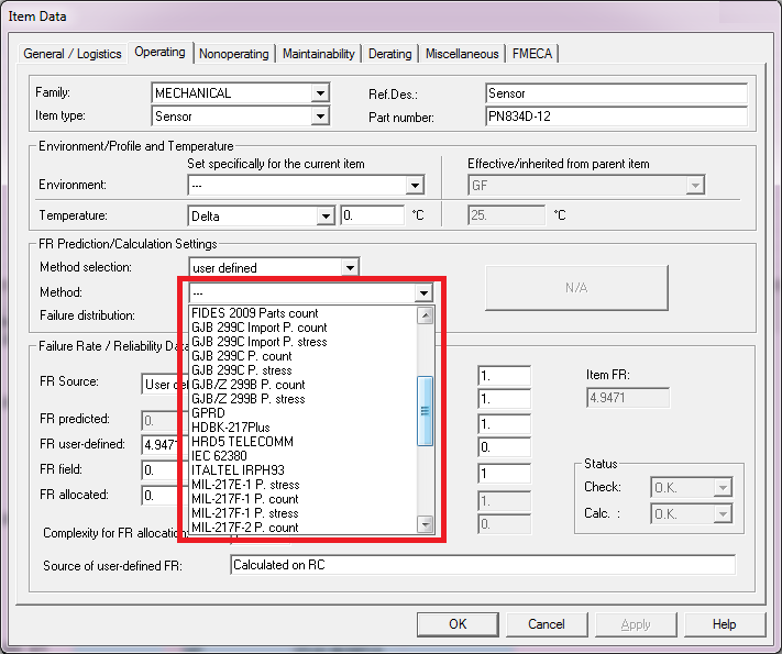 Reliability Prediction Methods